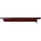Ekena Millwork Heaton Hidden Support Steel Bracket w/ 12" Support Depth, Hammered Bright Red 3"W x 16"D x 2"H BKTM03X16X02HEHRE - alternate 7